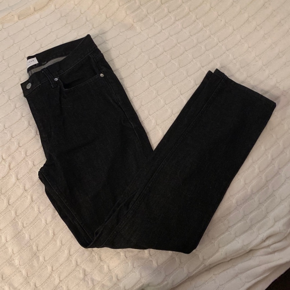 Five Four Newington Straight Black Jeans